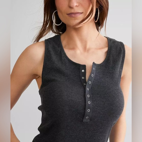 Free People Intimately Laid Back Henley Tank✨ - Picture 8 of 8